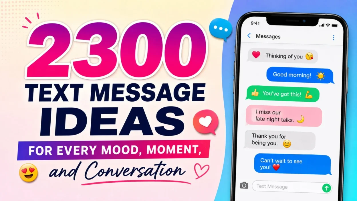 2300 text message ideas for every mood, moment, and conversation with colorful messaging bubbles
