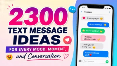 2300 text message ideas for every mood, moment, and conversation with colorful messaging bubbles