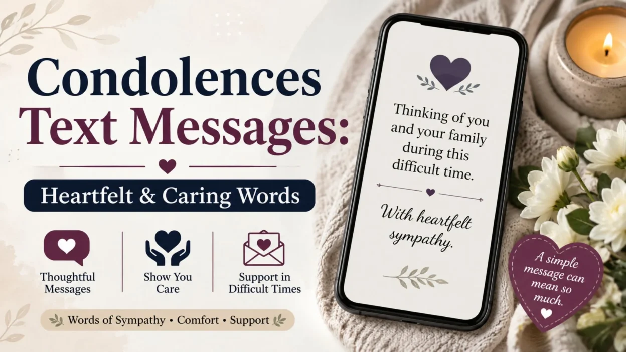 Condolences text messages with heartfelt and caring words Condolences text messages with heartfelt and caring words