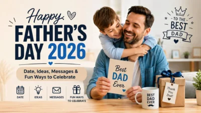 Father’s Day 2026 celebration with a dad and son, gift ideas, heartfelt messages, and fun ways to celebrate